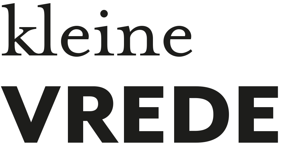Tekstlogo de Kleine Vrede