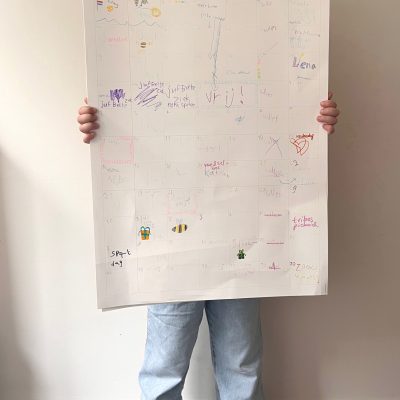 Tekenkalender gevuld De Kleine Vrede
